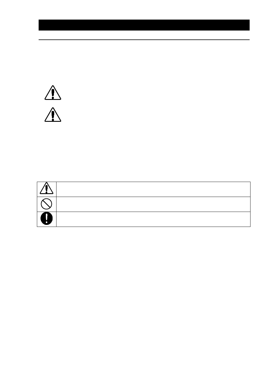 Safety information, Safety symbols, Warning | Caution | Yamato Scientific BO600 Water Baths/Oil Baths User Manual | Page 4 / 22
