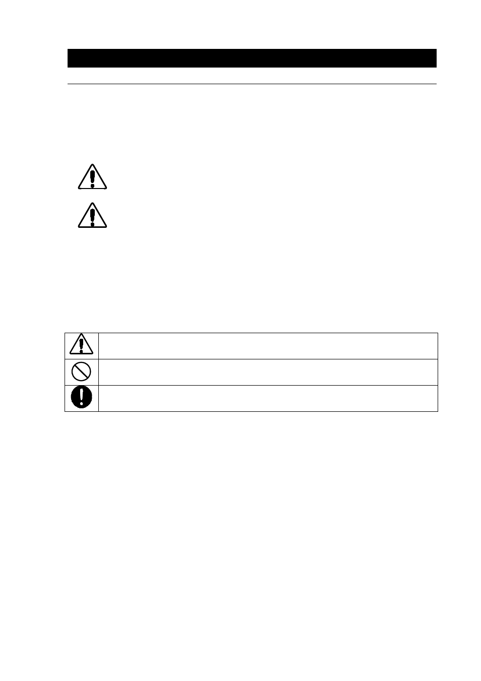 Safety information, Safety symbols, Warning | Caution | Yamato Scientific BM410 Water Baths User Manual | Page 4 / 21