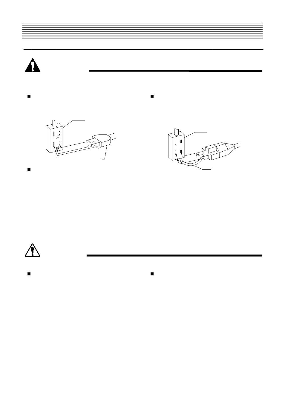 Please observe the following rules, Warning, Caution | Installation | Yamato Scientific BU300 Low Constant Temperature Water Bath User Manual | Page 5 / 18