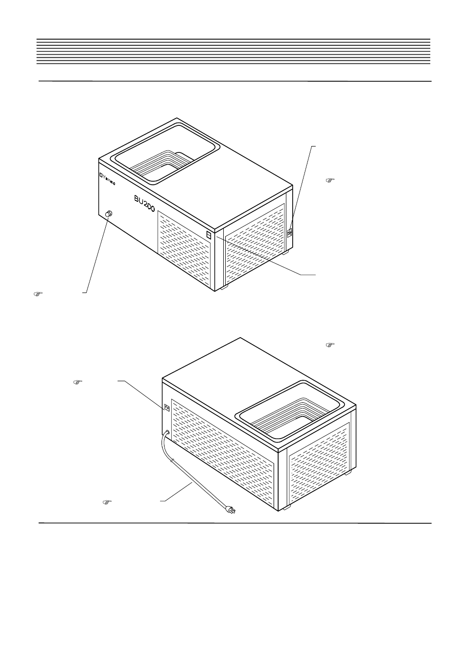 Name of each part and function, Bu200 attached goods | Yamato Scientific BU300 Low Constant Temperature Water Bath User Manual | Page 8 / 18