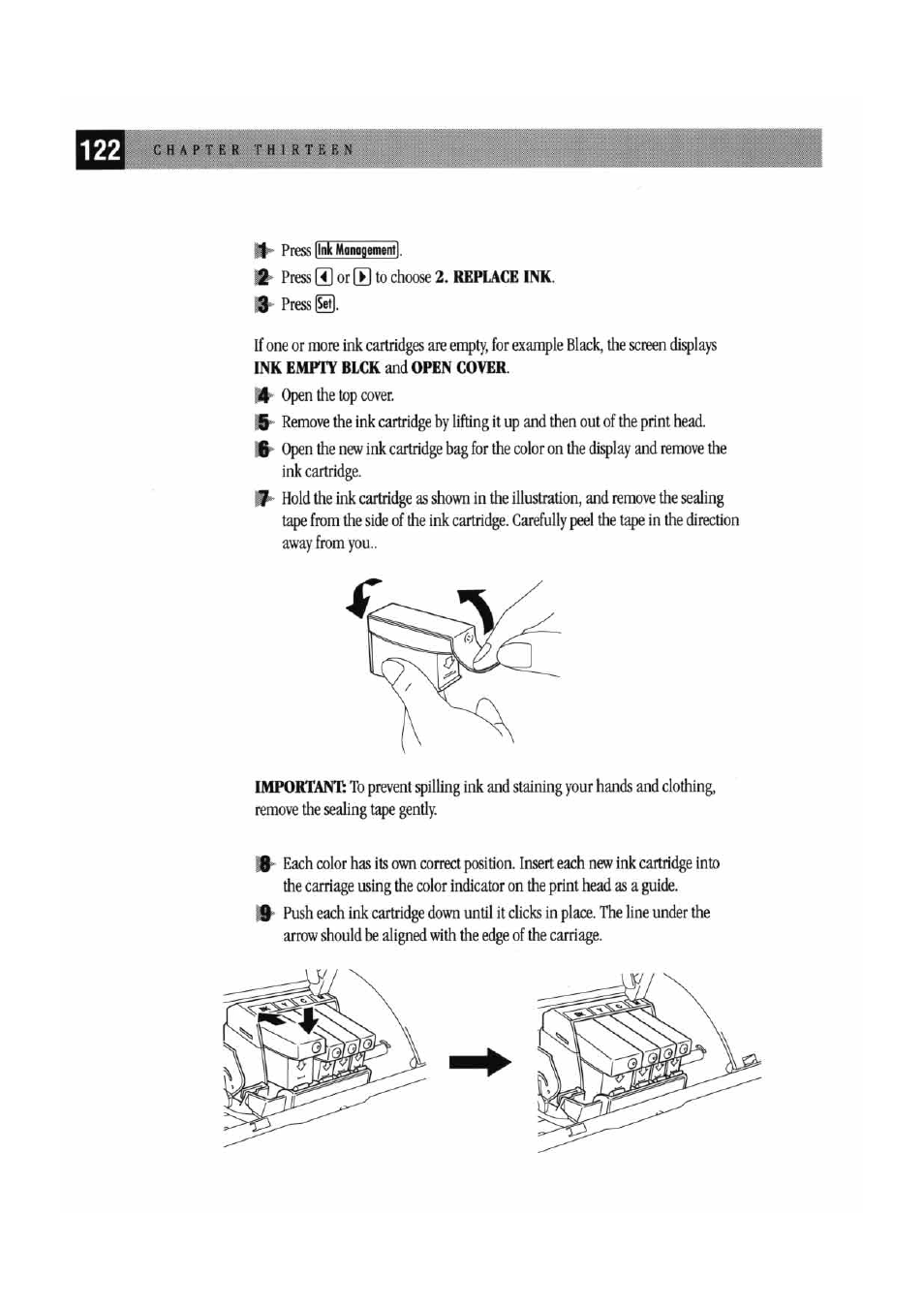 W- press link monoflementl | Brother MFC7000FC User Manual | Page 130 / 147