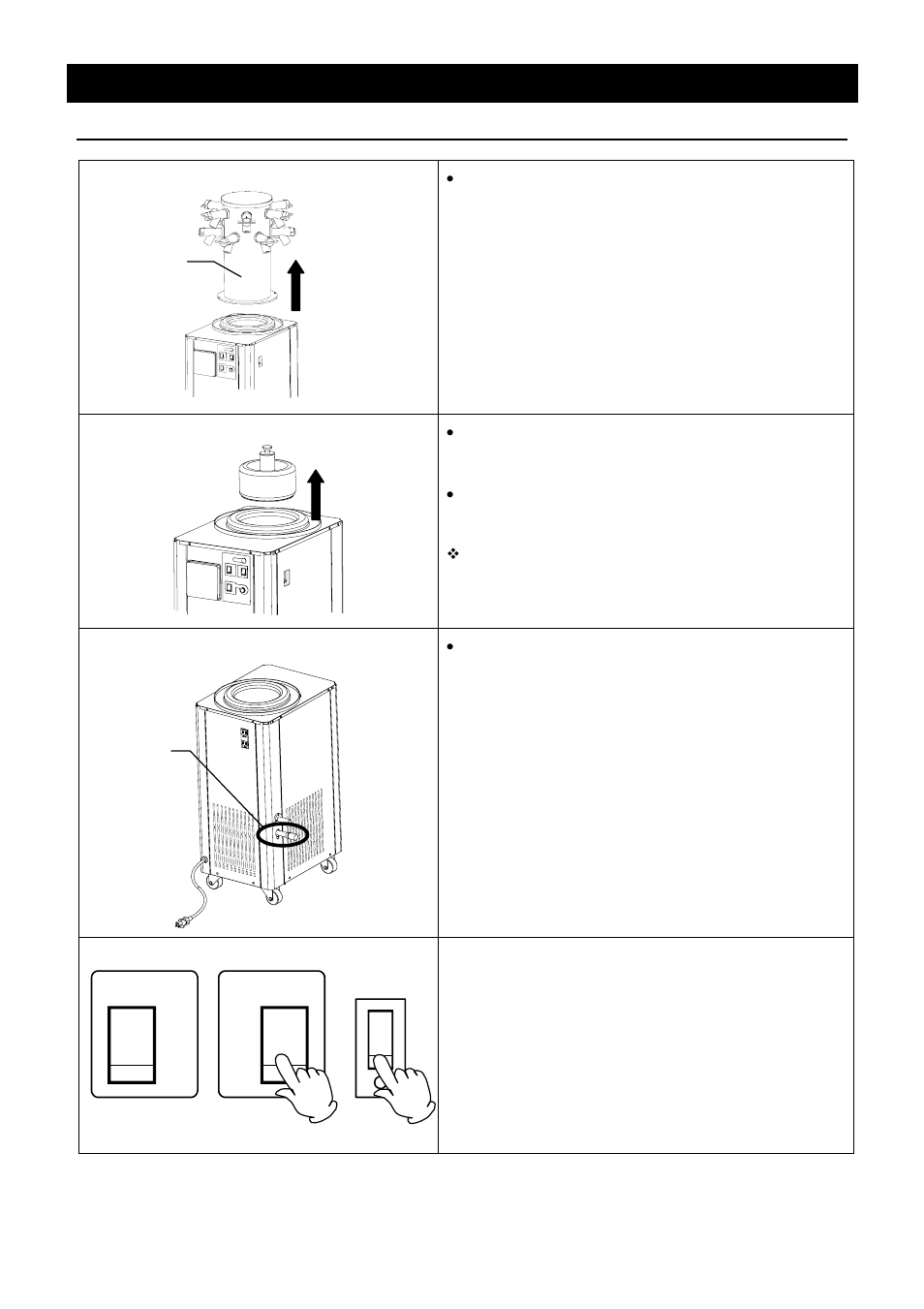 Operation method, Defrost operation | Yamato Scientific DC800 Freeze Dryers User Manual | Page 20 / 33