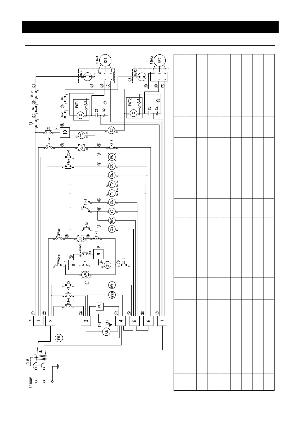 Wiring diagram, Dc800 | Yamato Scientific DC800 Freeze Dryers User Manual | Page 30 / 33