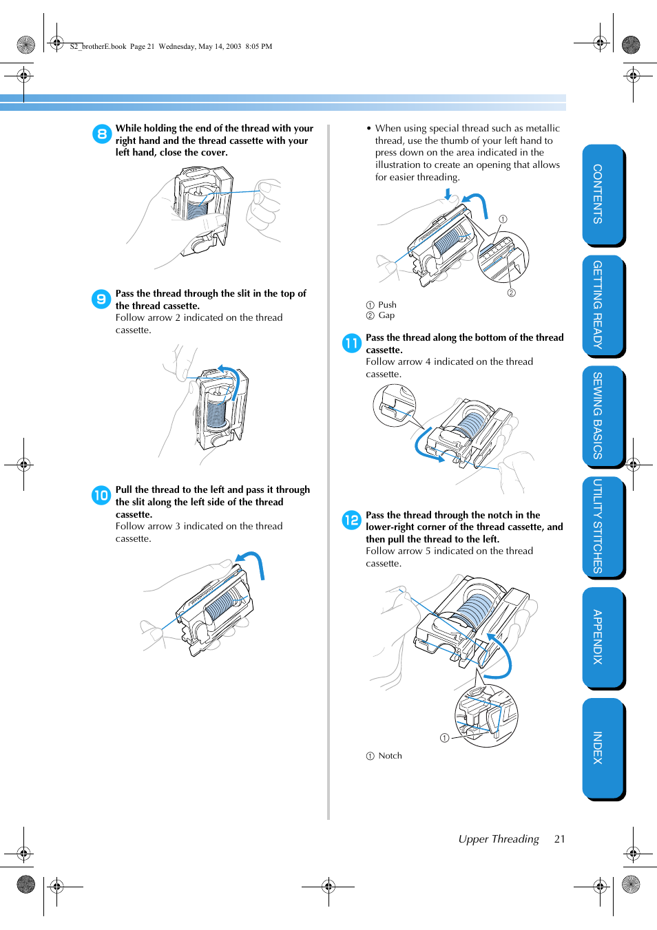 Brother CS-8060 User Manual | Page 27 / 116