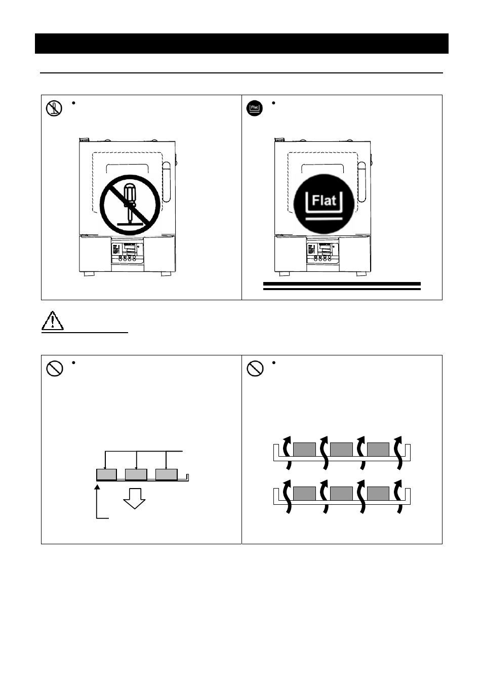 Before using this unit, Caution, Requirements for installation | Yamato Scientific DKN 912 Constant Temperature Drying Oven User Manual | Page 10 / 50