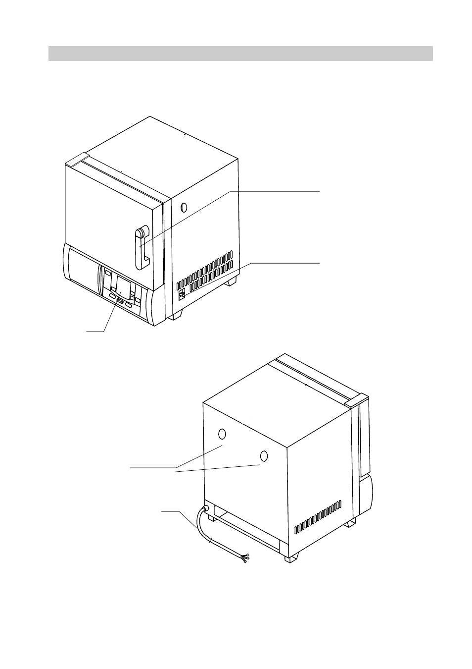 Description and function of each part | Yamato Scientific DN410H Constant Temperature Ovens User Manual | Page 10 / 88