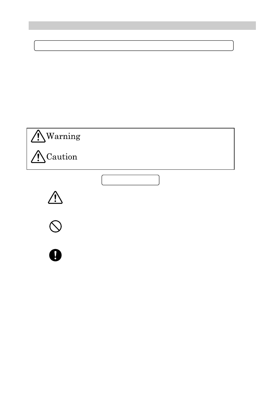 Explanation of picture display, Meaning of illustrated symbols | Yamato Scientific DN410H Constant Temperature Ovens User Manual | Page 51 / 88