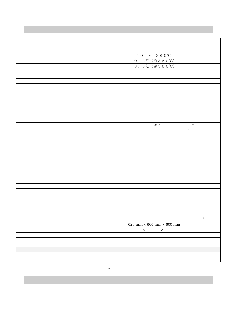 Specifications | Yamato Scientific DN410H Constant Temperature Ovens User Manual | Page 81 / 88