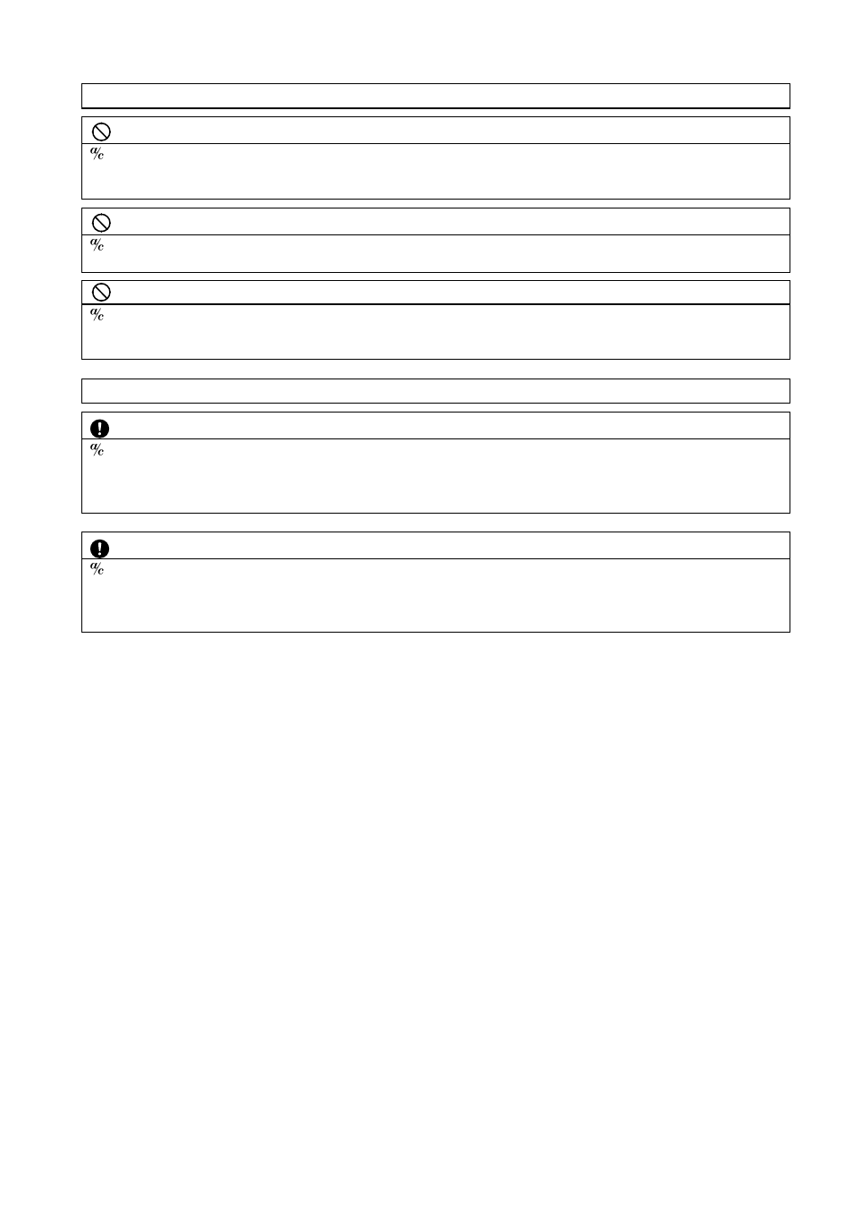 Warning, Caution | Yamato Scientific DN410I Inert Oven User Manual | Page 53 / 88