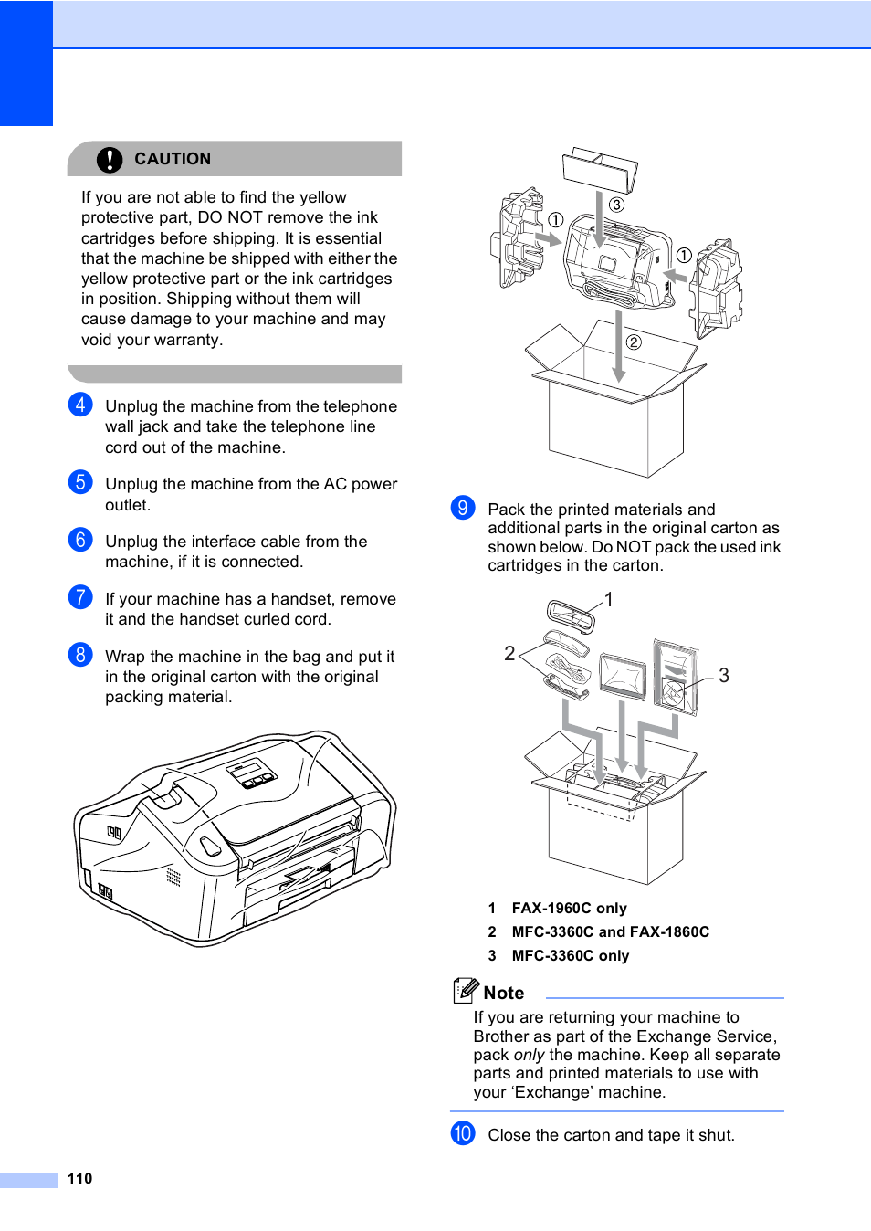 Brother FAX-1960C User Manual | Page 126 / 156