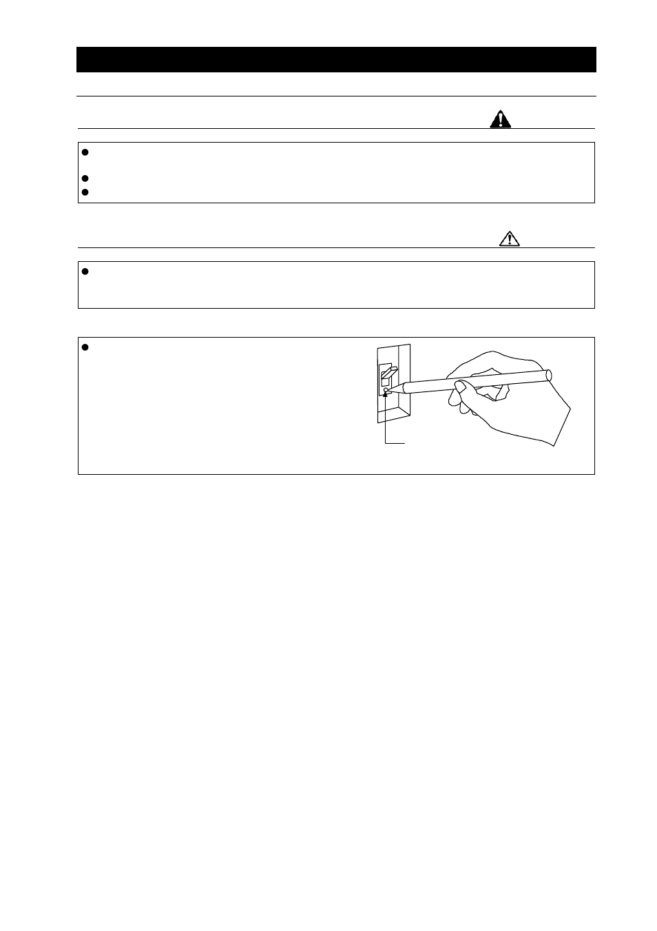 Maintenance procedures, Warning, Caution | Yamato Scientific DVS602 Constant Temperature Drying Oven User Manual | Page 37 / 47