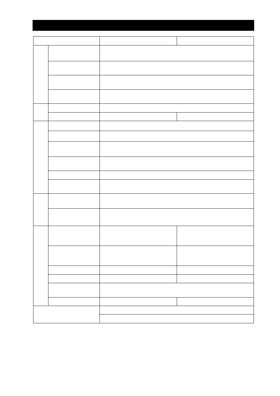 Specifications | Yamato Scientific DVS602 Constant Temperature Drying Oven User Manual | Page 42 / 47