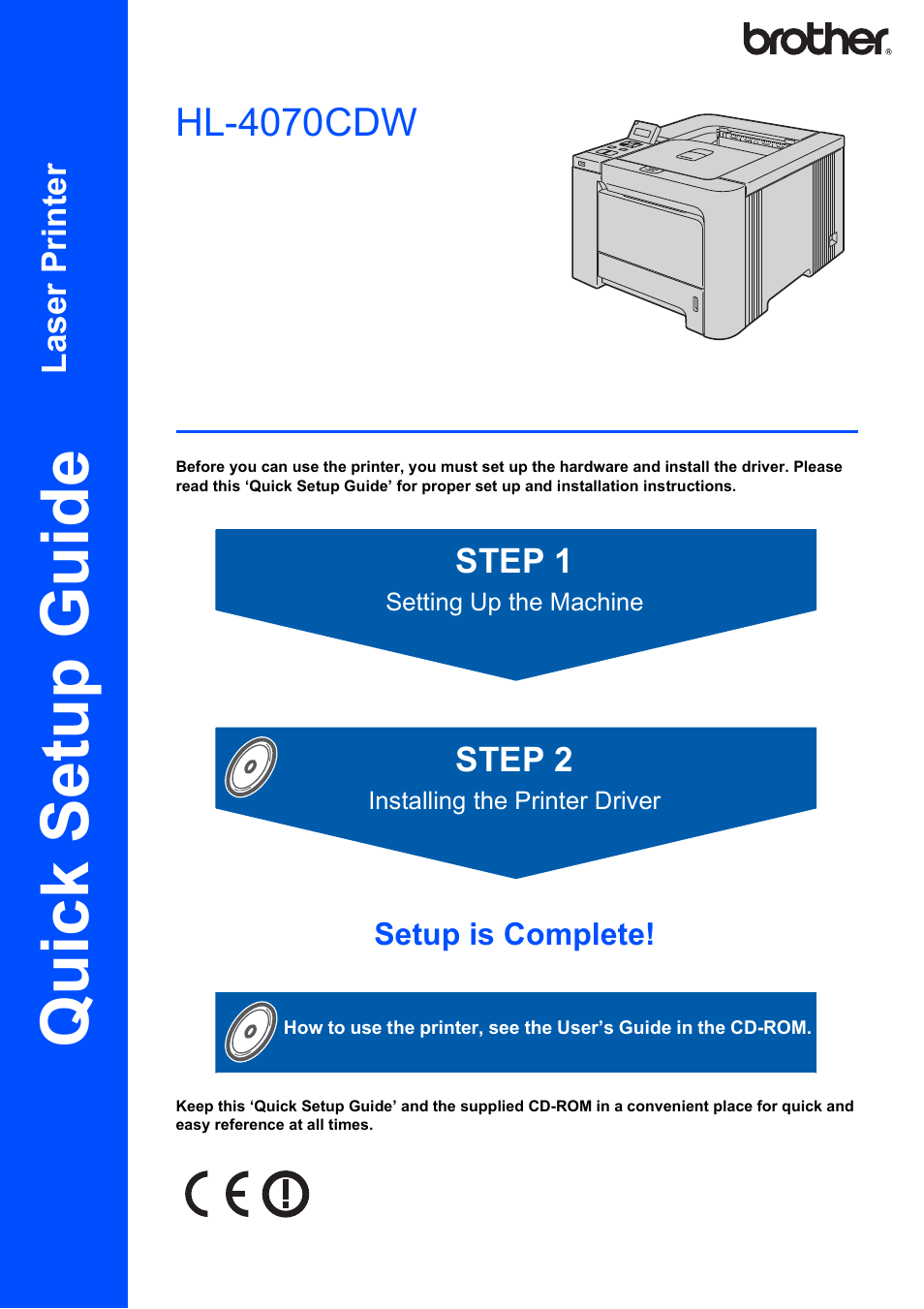 Brother HL-4070CDW User Manual | 58 pages