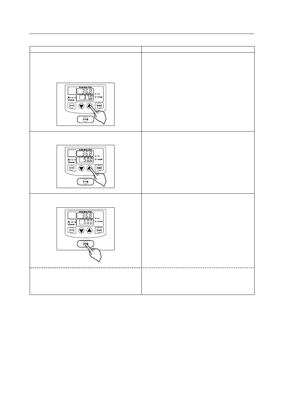 Changing preset temperature during operation | Yamato Scientific HC200 Cool Block User Manual | Page 13 / 58