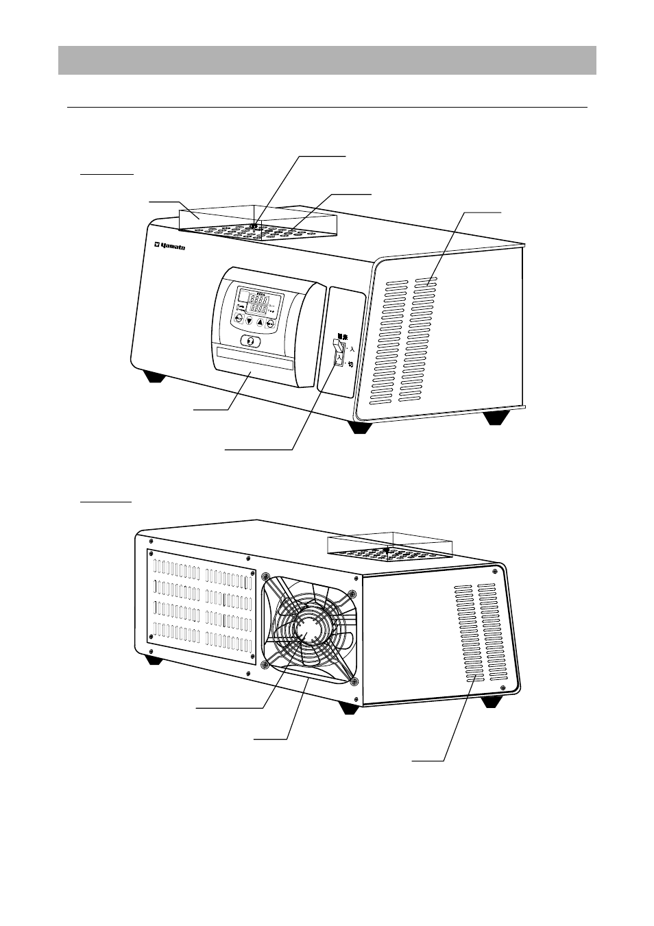 Description and function of each part | Yamato Scientific HC200 Cool Block User Manual | Page 5 / 58