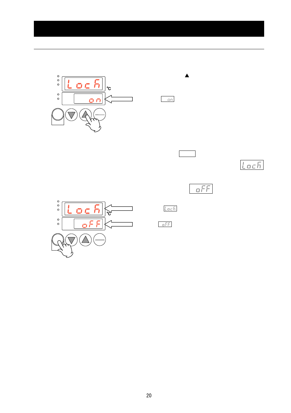How to operate the unit, Other functions, Lock the set value | Cancel the lock function | Yamato Scientific HF200 Heating Block User Manual | Page 24 / 29