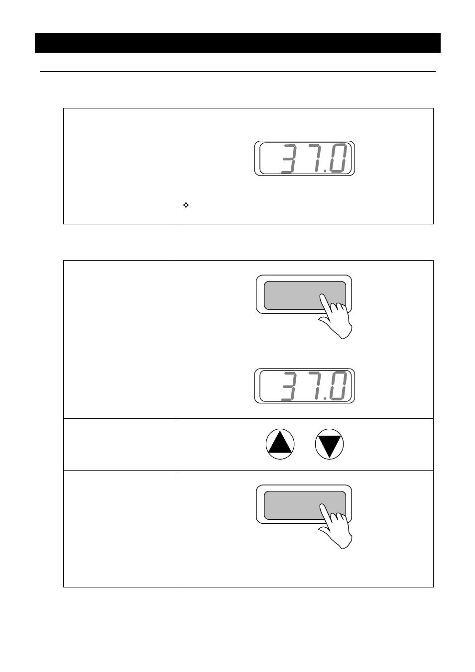 Operation method, Sequence of operation, Fixed temperature operation | Changing temperature setting | Yamato Scientific IJ100 Low Temperature Incubator User Manual | Page 12 / 27