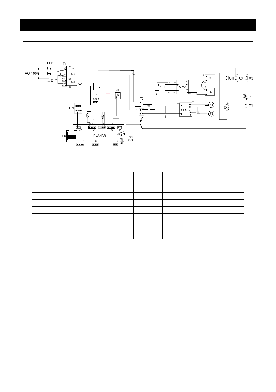 Wiring diagram | Yamato Scientific IJ100 Low Temperature Incubator User Manual | Page 24 / 27
