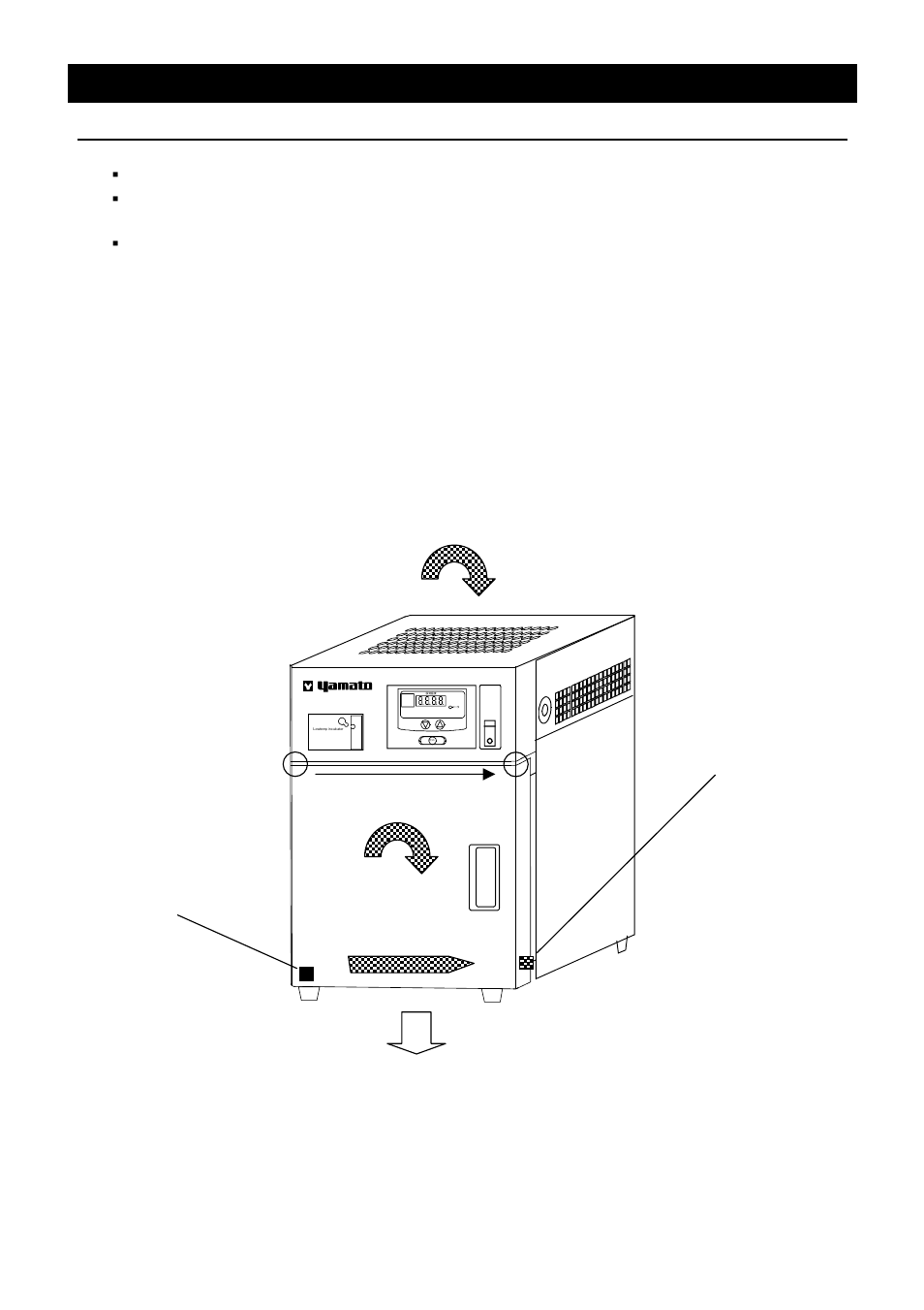 Before using this unit, Change the direction of opening/closing door | Yamato Scientific IJ100 Low Temperature Incubator User Manual | Page 9 / 27