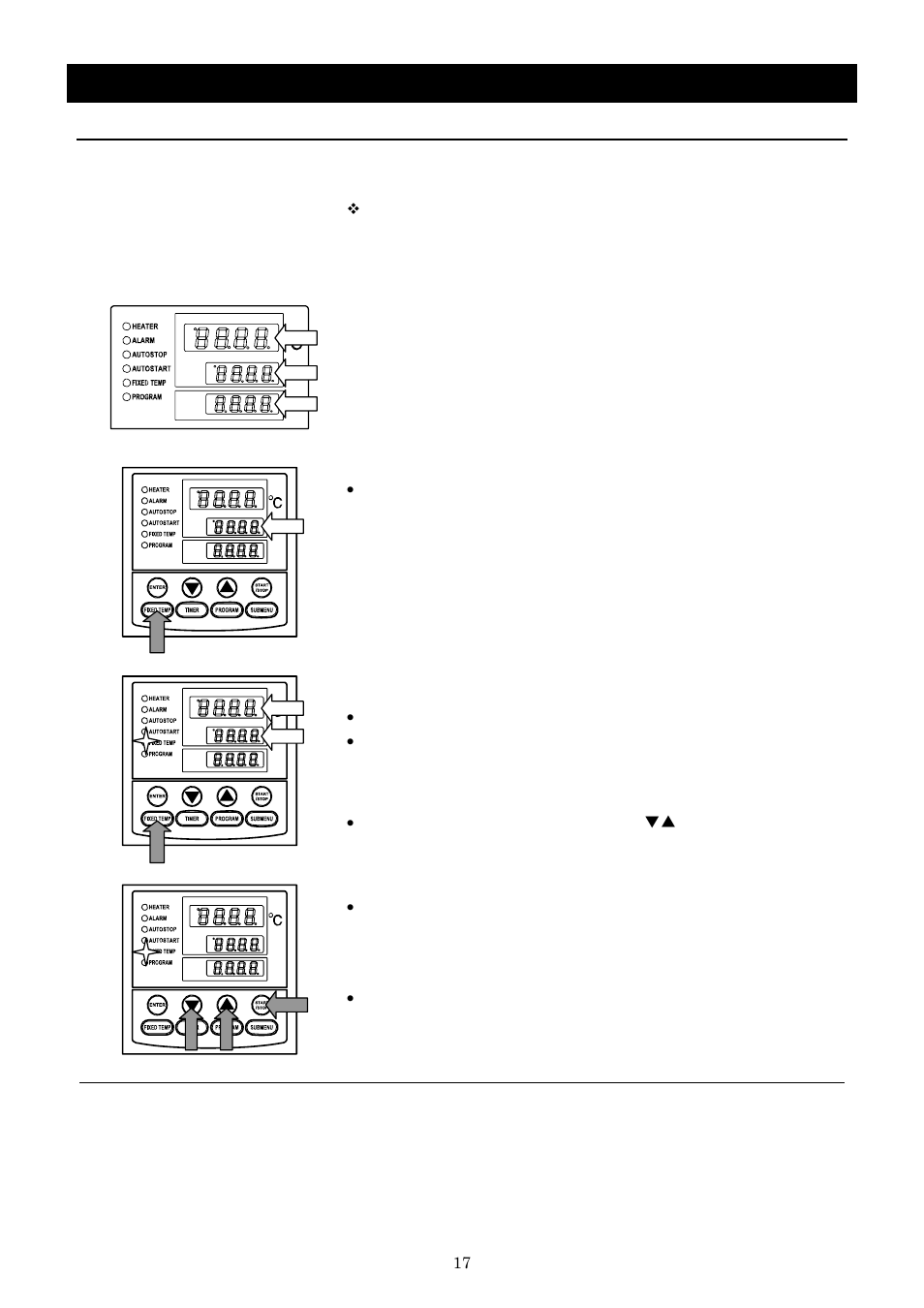 Operation method, Fixed temperature operation | Yamato Scientific IJ300W Low Temperature Incubator User Manual | Page 21 / 50