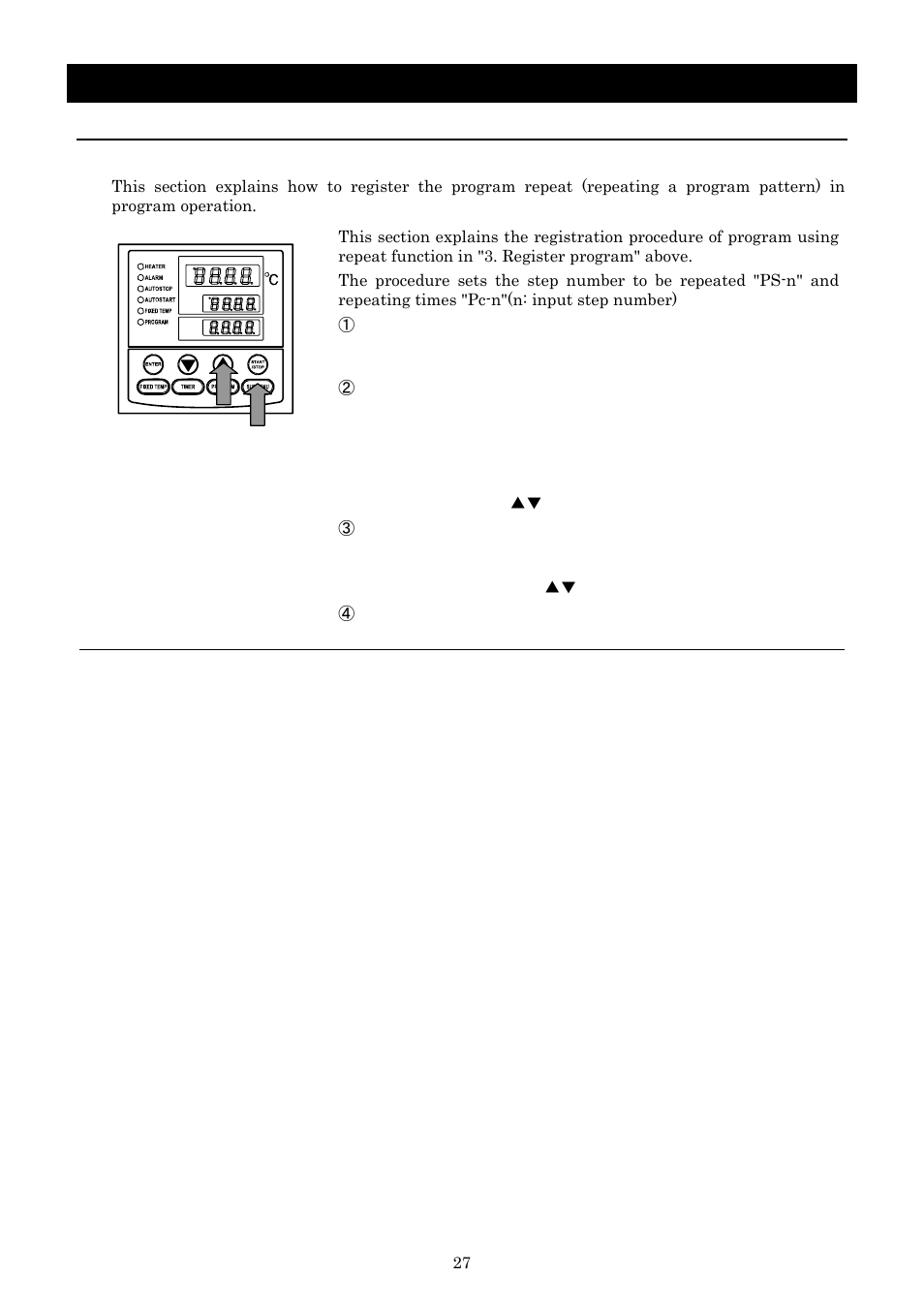 Operation method, Program operation | Yamato Scientific IQ821 Low Temperature Incubators User Manual | Page 31 / 47