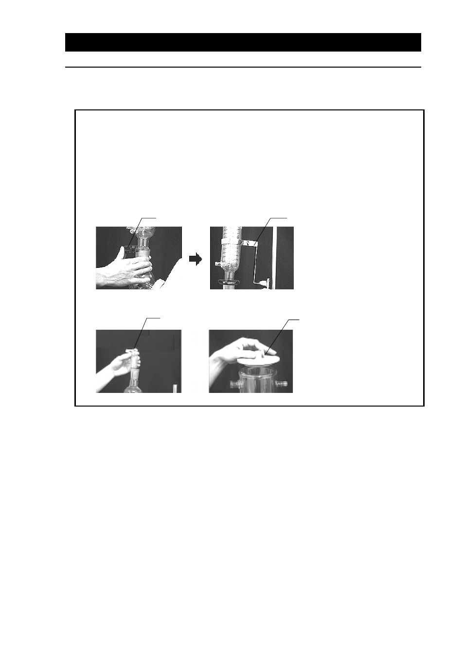 Installation/assembly, Gllassware | Yamato Scientific RE500 Evaporators, Rotary User Manual | Page 17 / 29