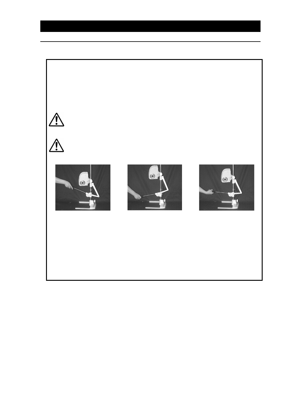 Installation/assembly, Arm jack for re200 | Yamato Scientific RE500 Evaporators, Rotary User Manual | Page 19 / 29