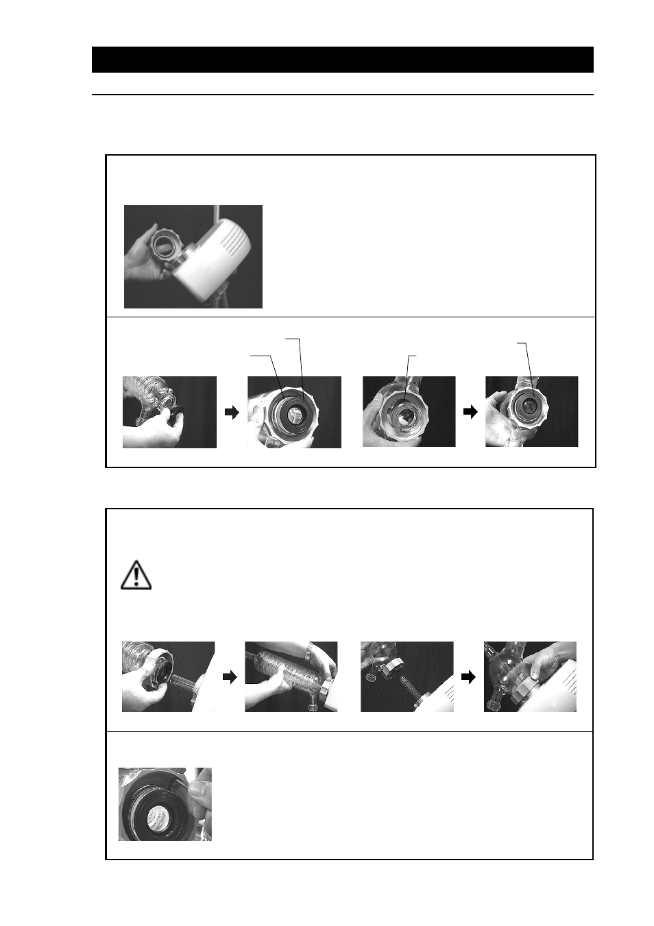 Installation/assembly | Yamato Scientific RE510 Evaporators, Rotary User Manual | Page 15 / 28