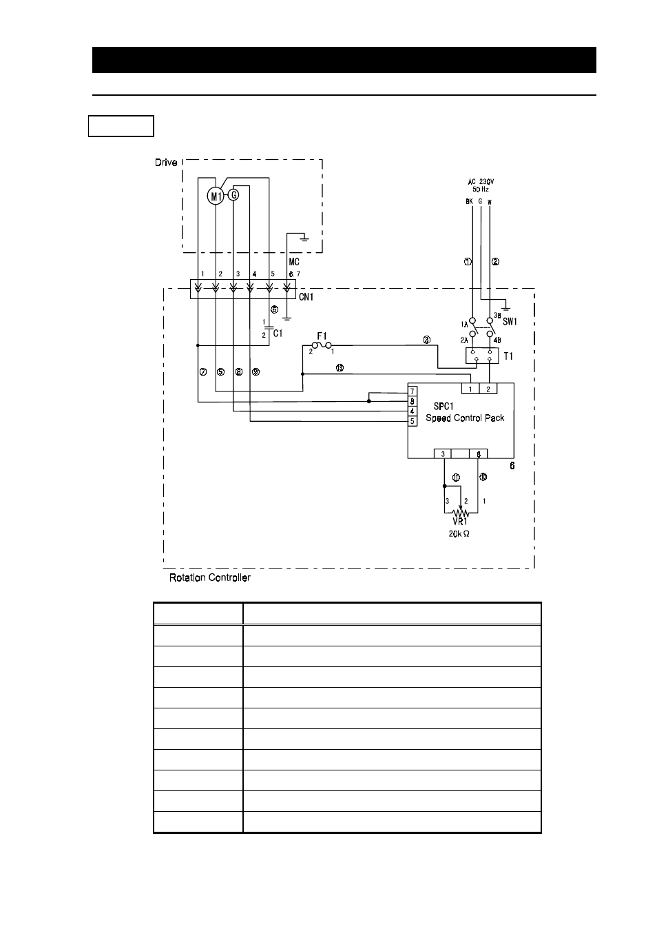 Wiring diagram | Yamato Scientific RE510 Evaporators, Rotary User Manual | Page 25 / 28