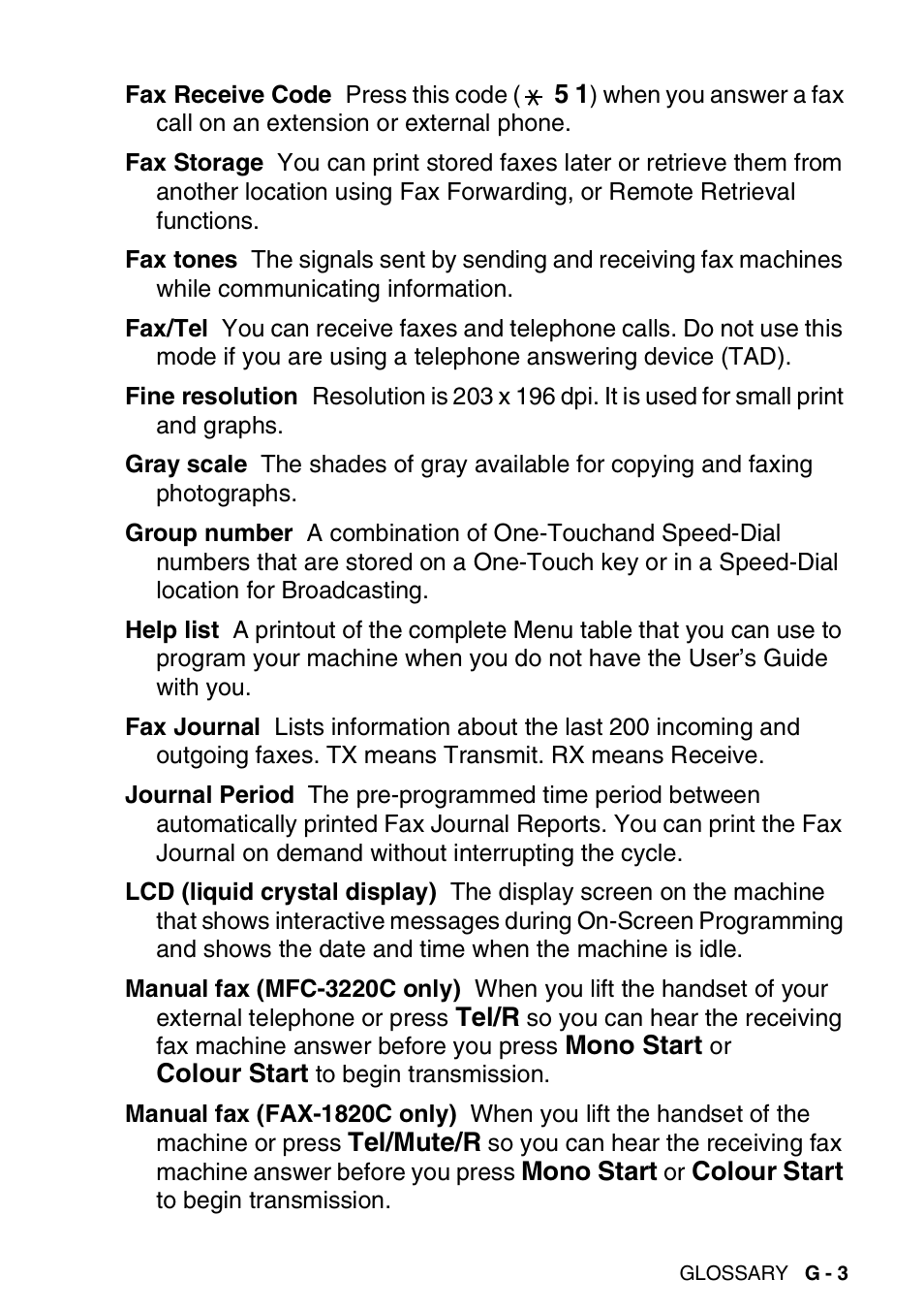 Brother FAX-1820C User Manual | Page 157 / 174