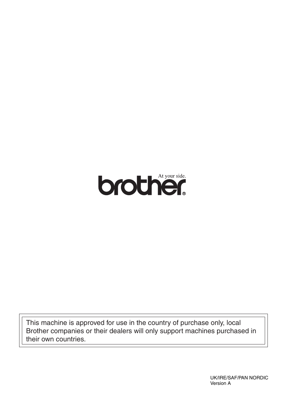 Brother uk/ire/saf/pan nordic | Brother FAX-1820C User Manual | Page 174 / 174
