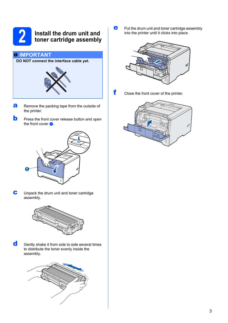 Brother HL-53 User Manual | Page 3 / 34