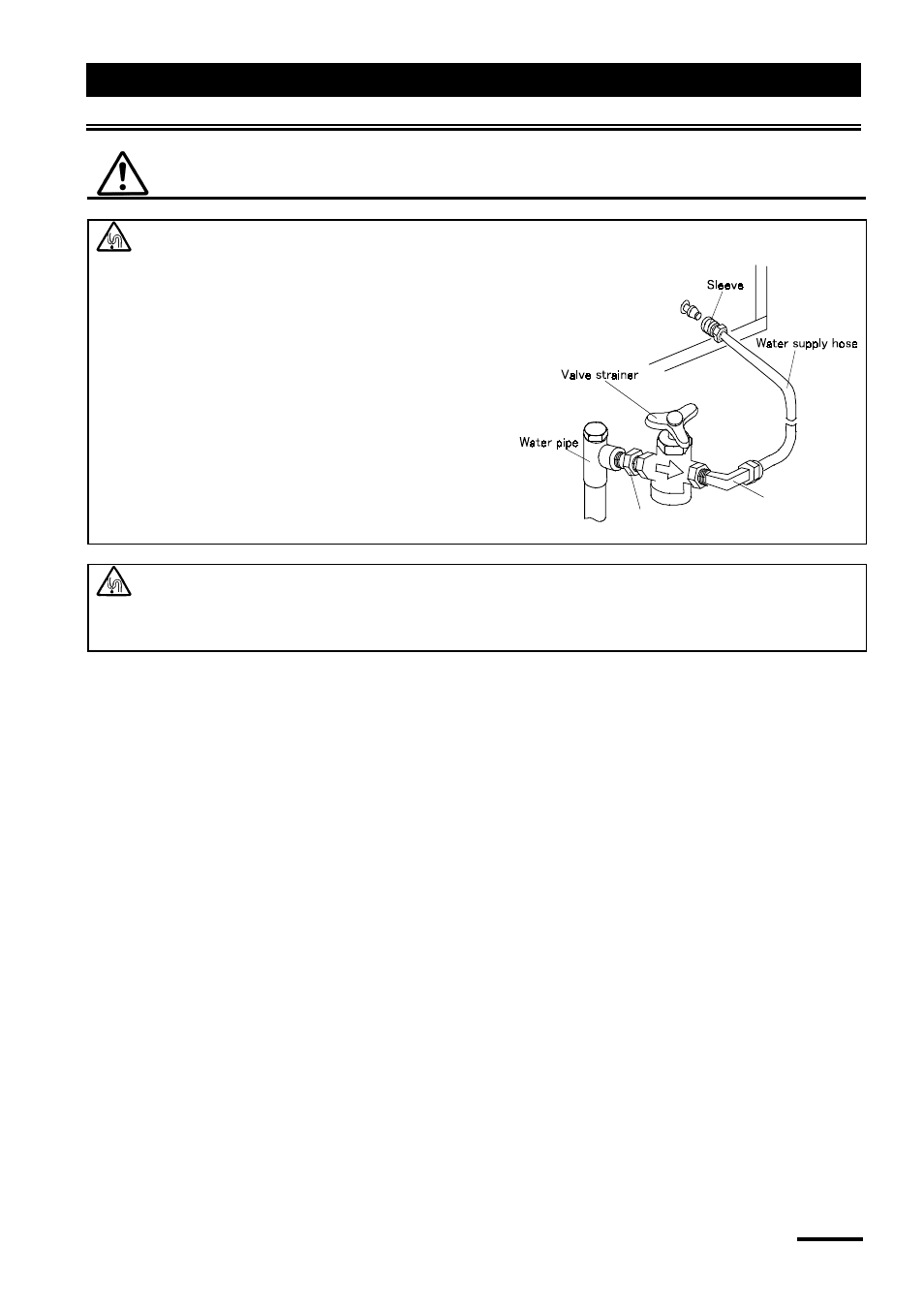 Safety precautions, Installation and preparation for use caution | Yamato Scientific WG201 Water Purifiers User Manual | Page 13 / 40