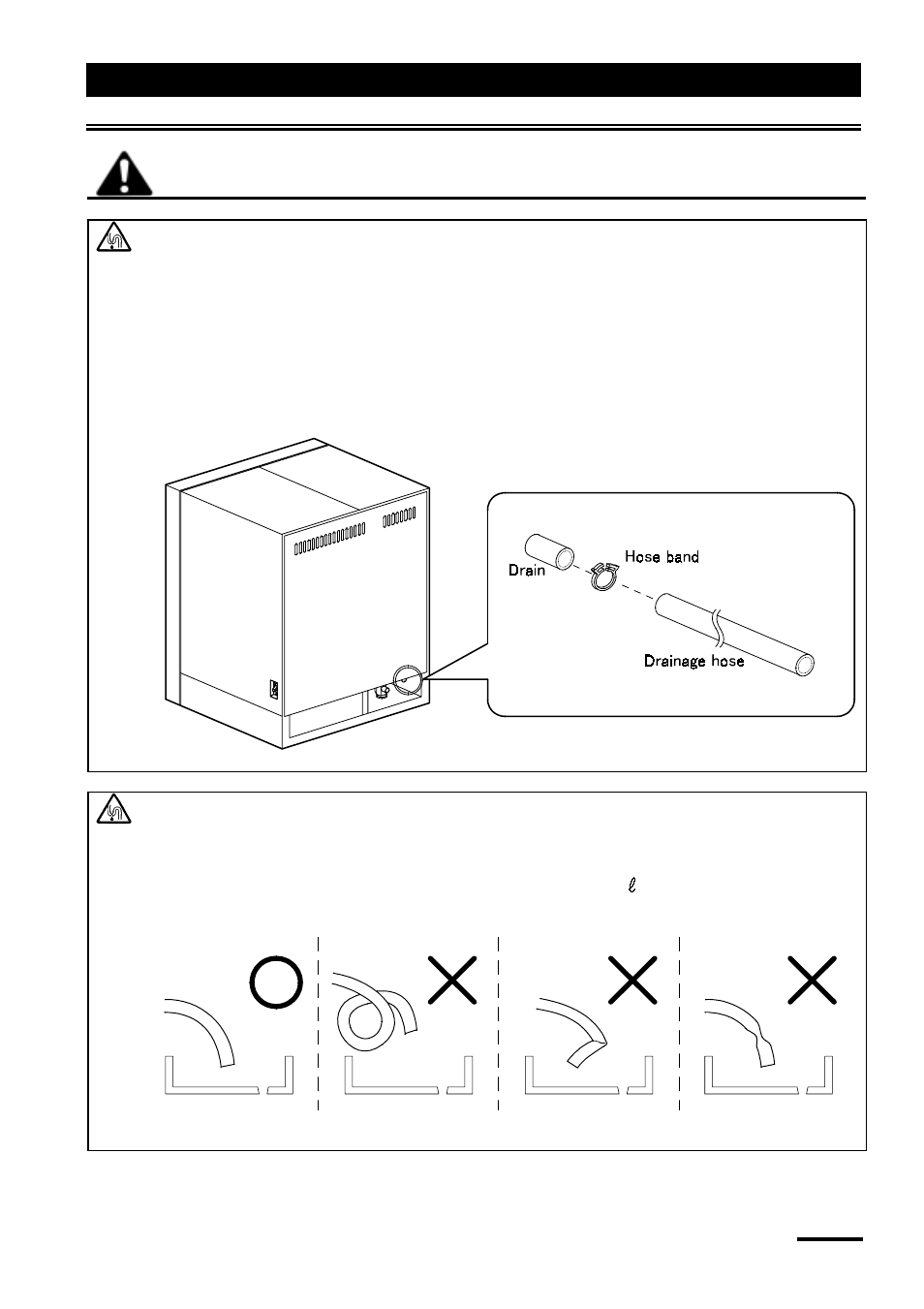 Safety precautions, Installation and preparation for use warning | Yamato Scientific WG221S Water Purifiers User Manual | Page 14 / 51