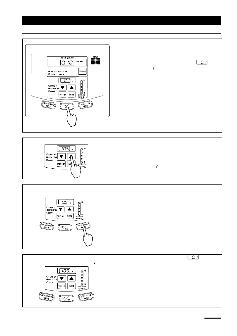 Run menu | Yamato Scientific WG221S Water Purifiers User Manual | Page 34 / 51