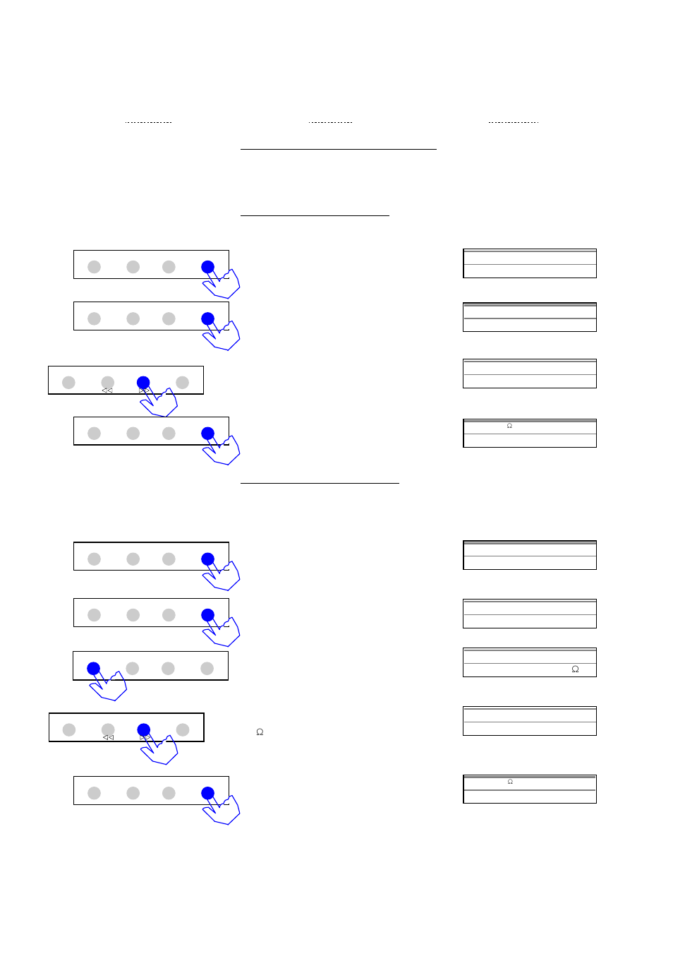 Use of keypad continued, Keypad action display | Yamato Scientific WR600S AutoPure User Manual | Page 15 / 28