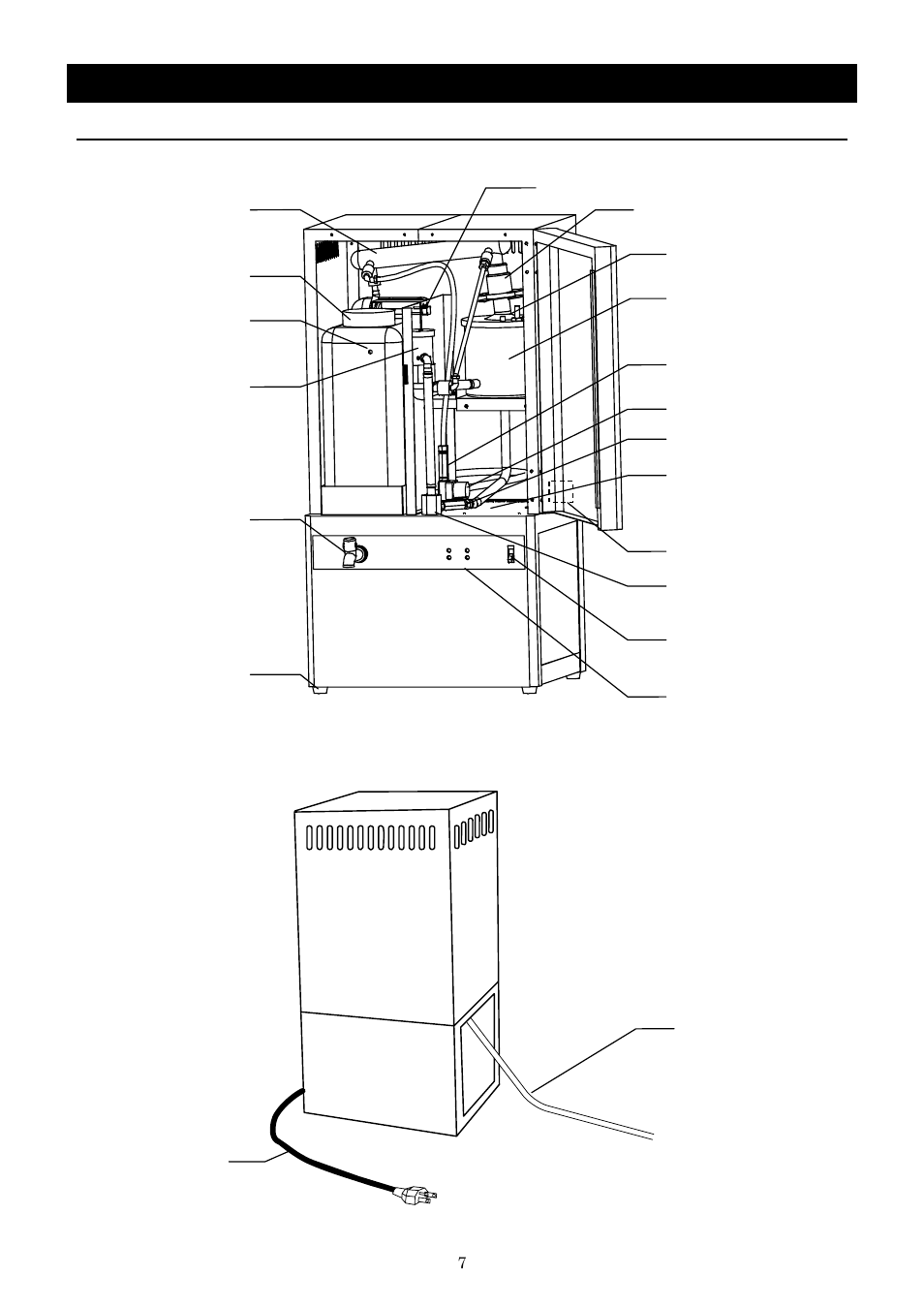 Description and function of each part, Main unit, Ws200 | Yamato Scientific WS220 Water Purifiers User Manual | Page 11 / 32