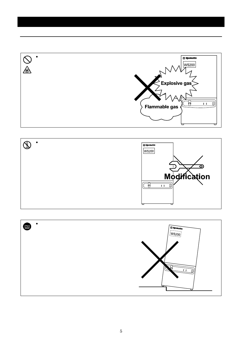 Before using this unit, Requirements for installation | Yamato Scientific WS220 Water Purifiers User Manual | Page 9 / 32