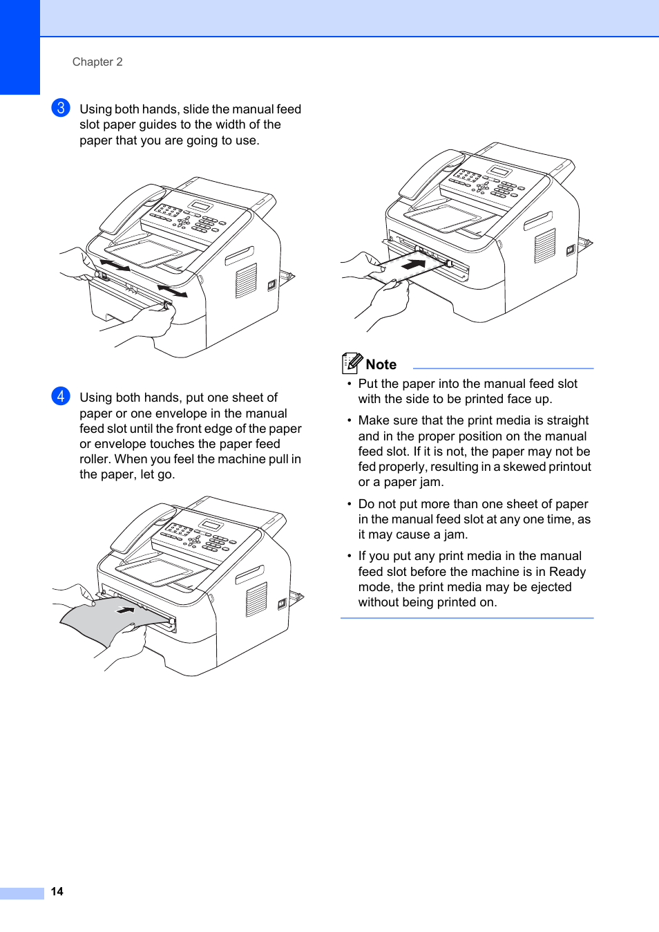 Brother FAX-2840 User Manual | Page 26 / 140