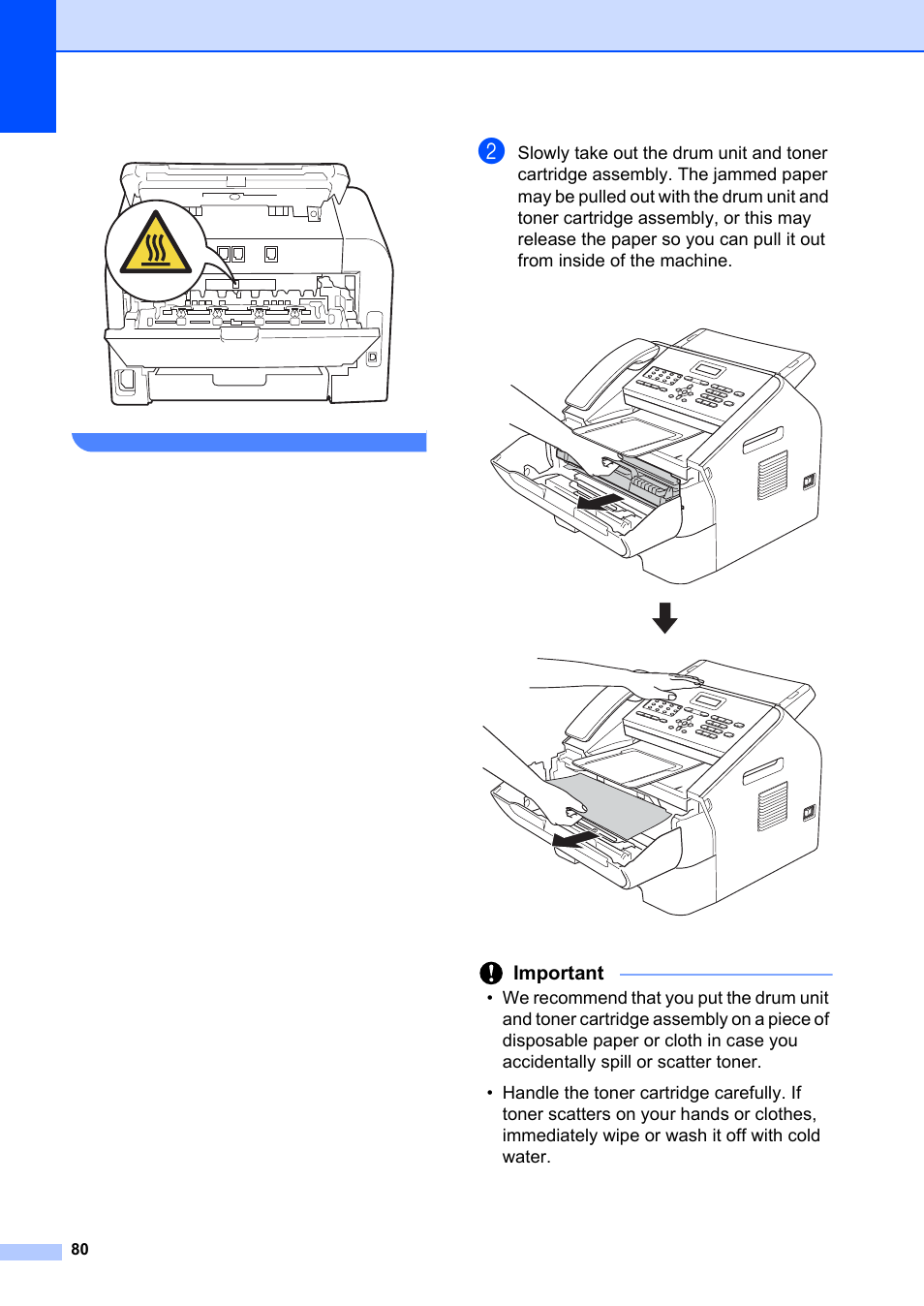 Important | Brother FAX-2840 User Manual | Page 92 / 140