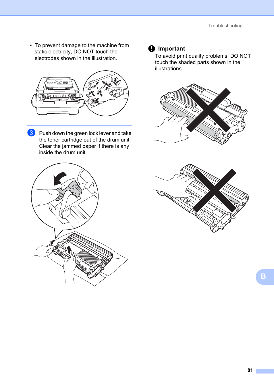 Important | Brother FAX-2840 User Manual | Page 93 / 140