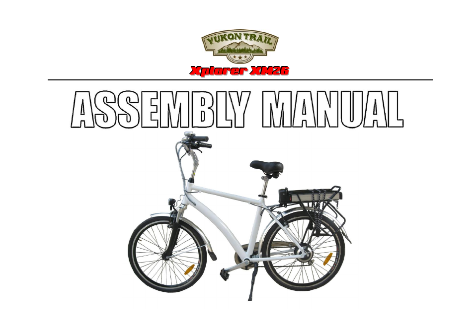 Yukon Trail Xplorer XM 26 Assembly Manual User Manual | 9 pages