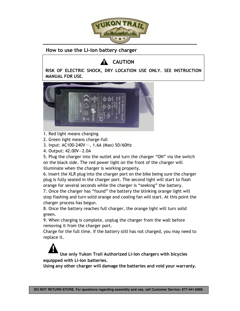 Yukon Trail Dirt Hawk 20 Owners Manual User Manual | Page 20 / 33