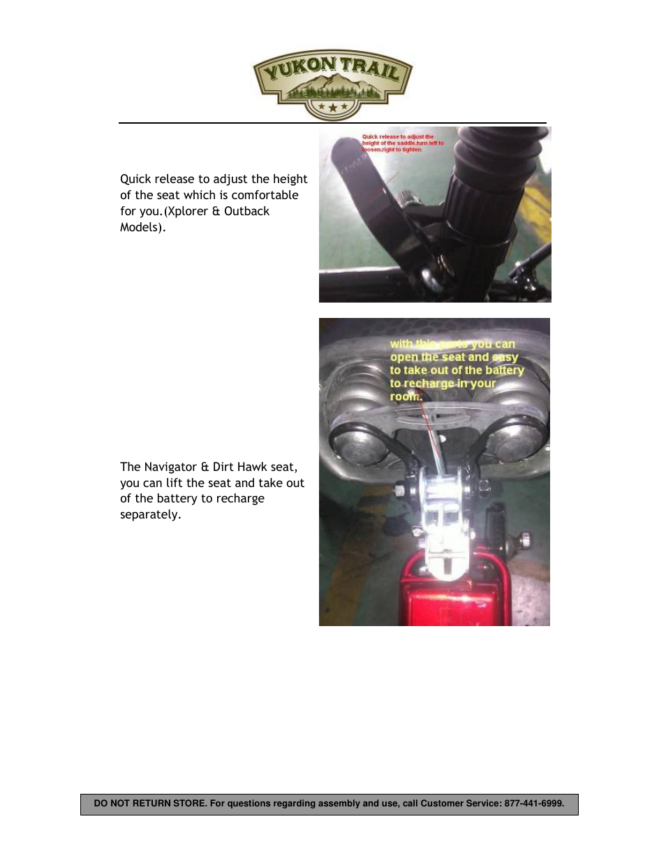 Yukon Trail Dirt Hawk 20 Owners Manual User Manual | Page 24 / 33