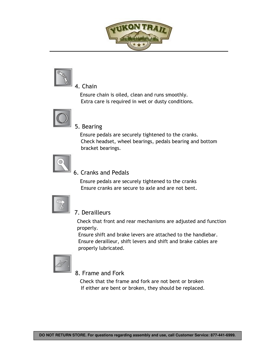 Yukon Trail Dirt Hawk 20 Owners Manual User Manual | Page 6 / 33