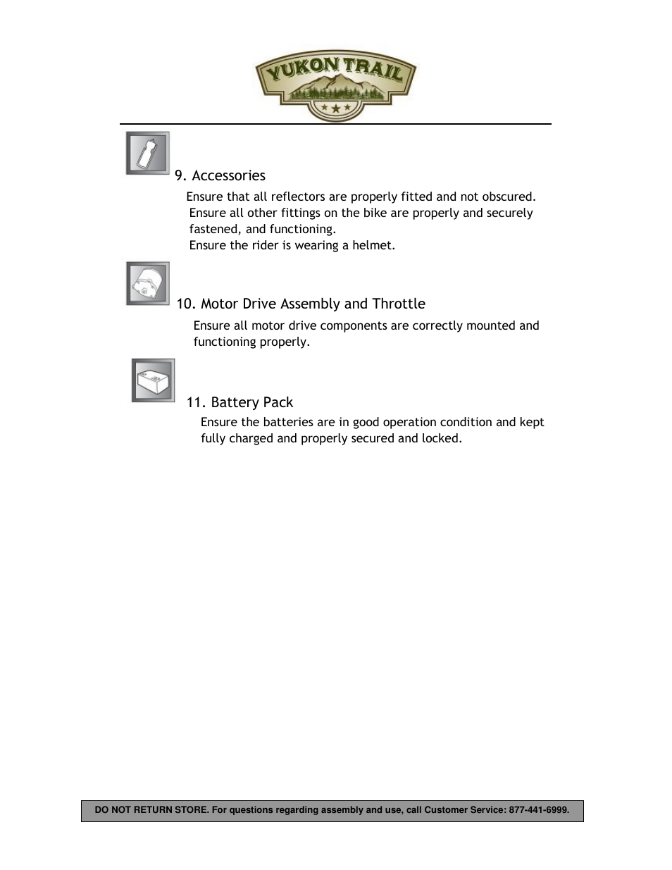 Yukon Trail Dirt Hawk 20 Owners Manual User Manual | Page 7 / 33