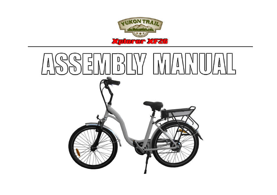 Yukon Trail Xplorer XF 26 Assembly Manual User Manual | 9 pages