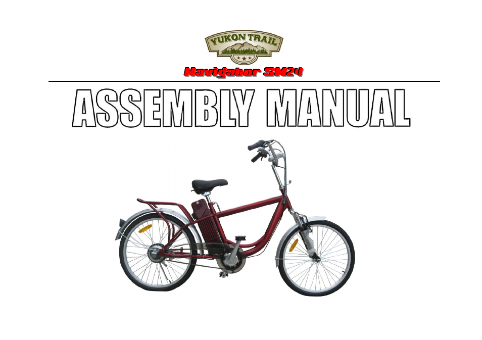 Yukon Trail Navigator SM24 Assembly Manual User Manual | 9 pages