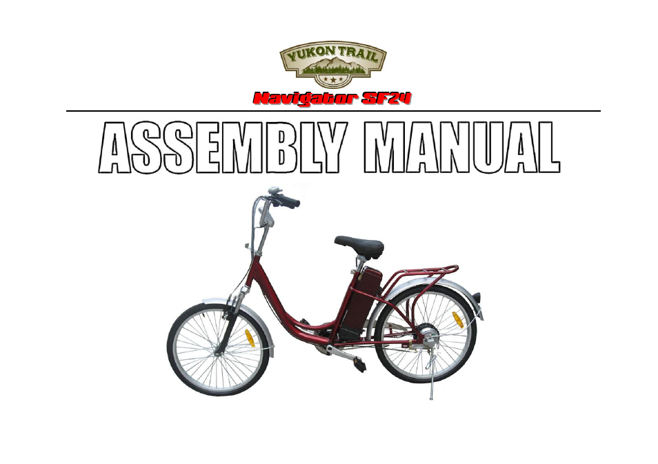 Yukon Trail Navigator SF24 Assembly Manual User Manual | 9 pages