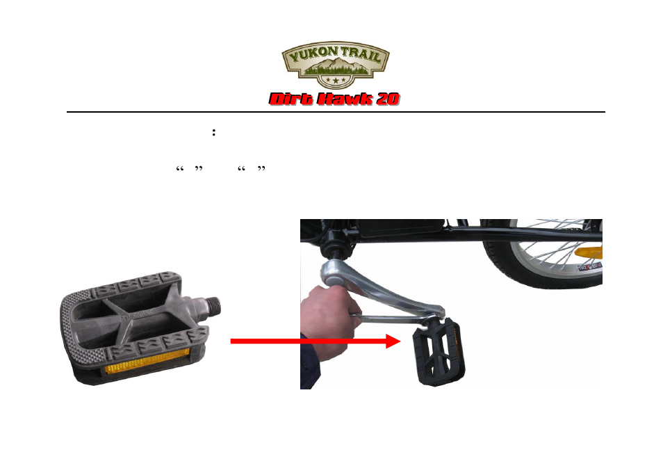 Yukon Trail Dirt Hawk 20 Assembly Manual User Manual | Page 7 / 9